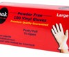 Gloves Vinyl LARGE Clear Powder free 100 Pack
